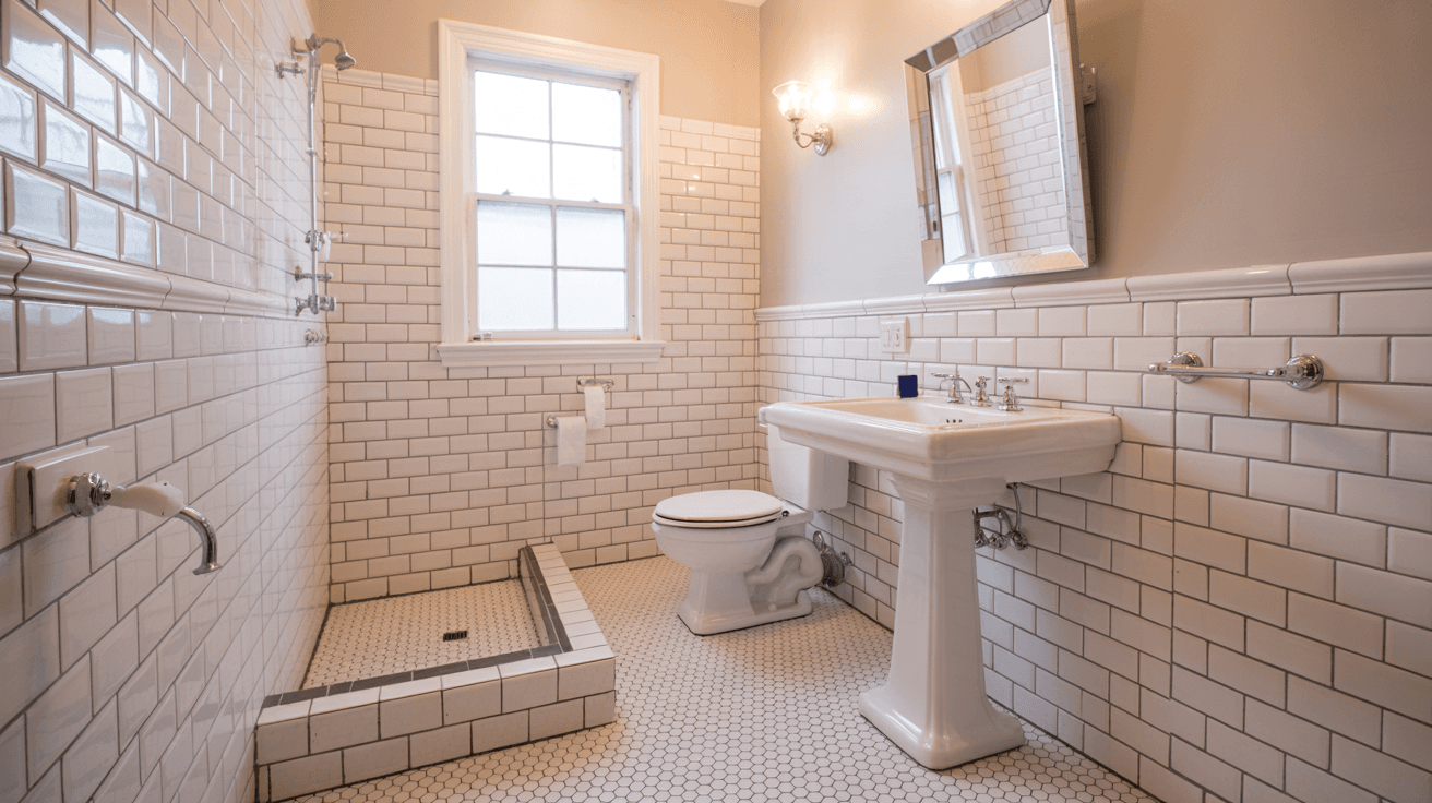 Small bathroom transformation — Inland Empire remodel