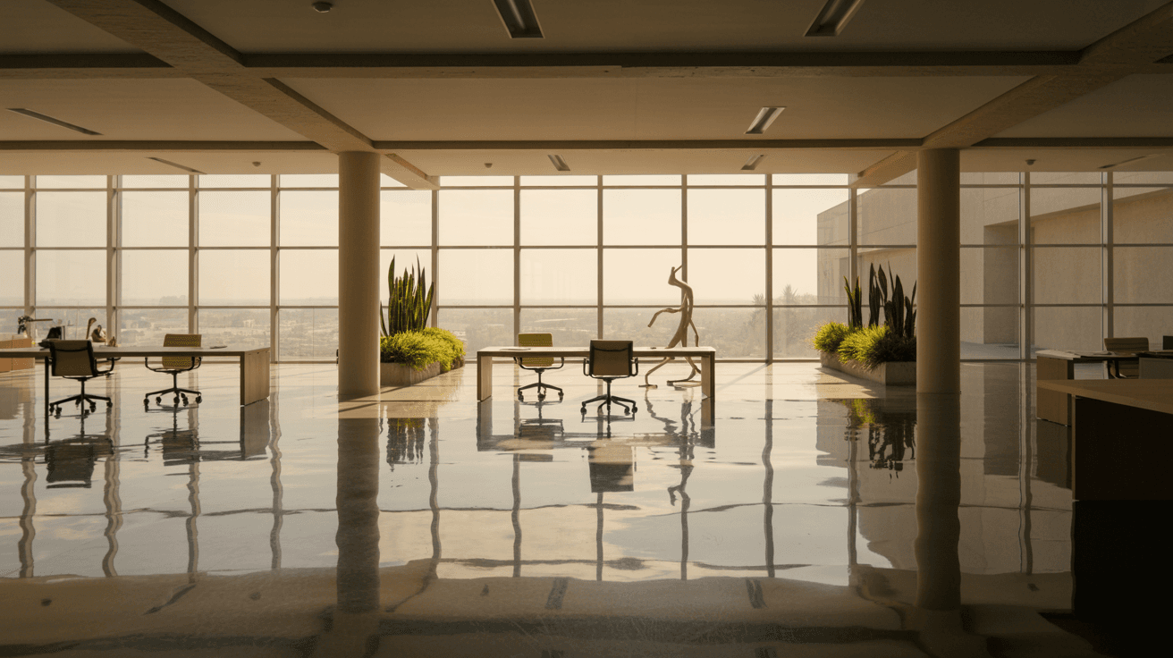 Modern commercial office interior remodel — Southern California